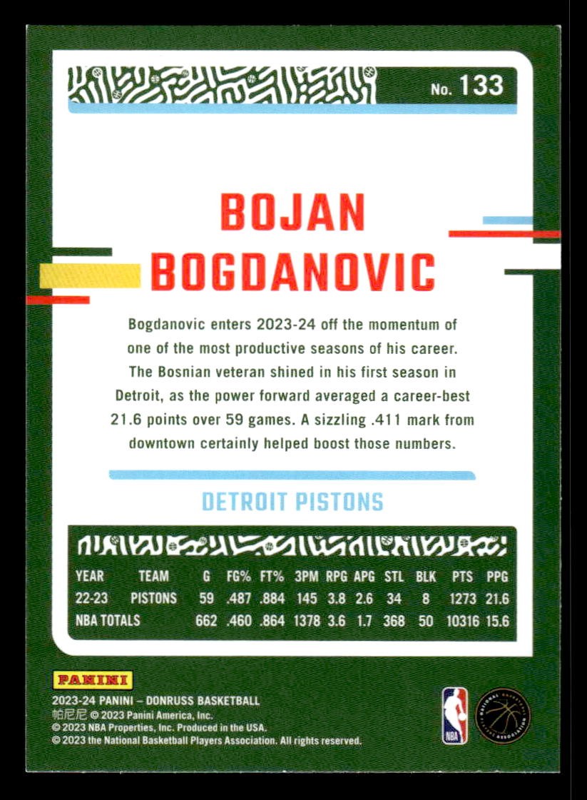 2023-24 Donruss #133 Bojan Bogdanovic