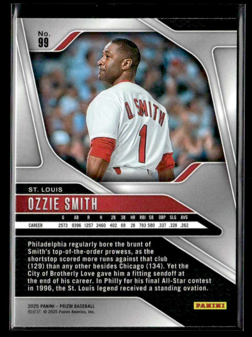 2025 Panini Prizm #99 Ozzie Smith