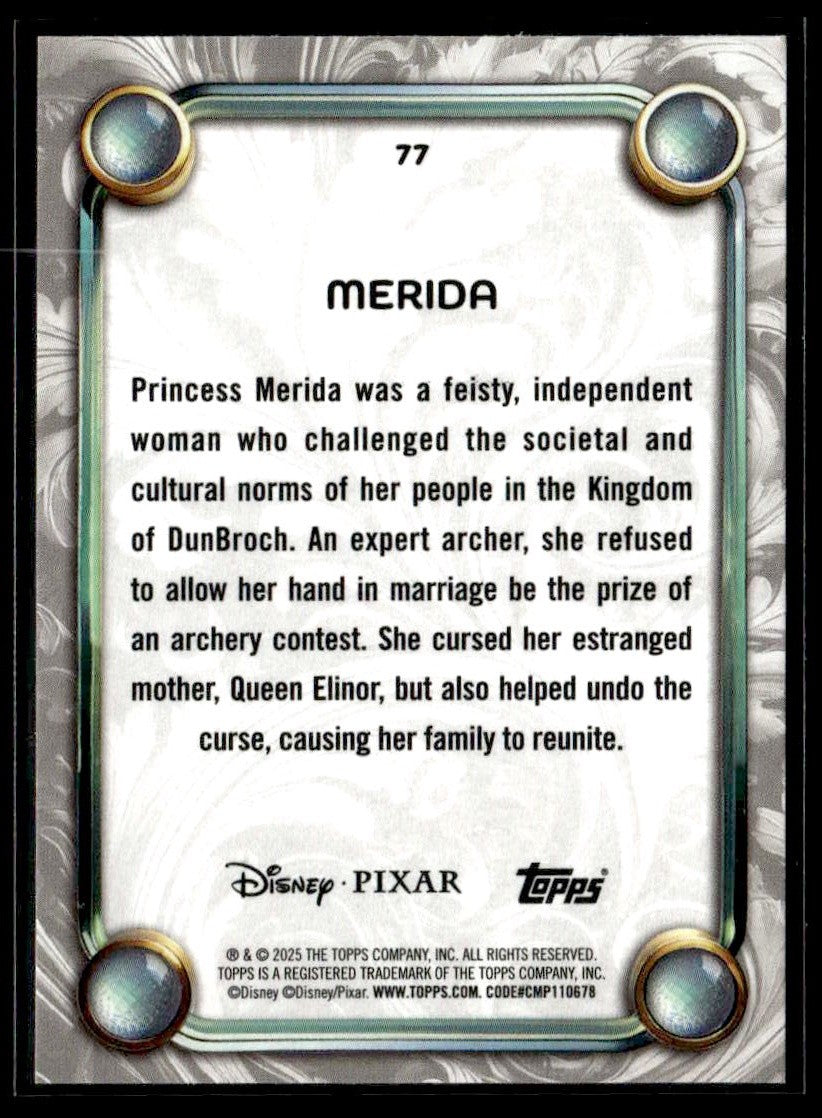 2025 Topps Disney Wonder #77 Merida