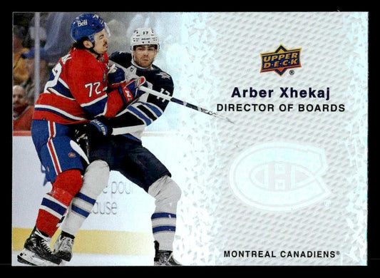 2023-24 Upper Deck #DB-10 Arber Xhekaj Director of Boards