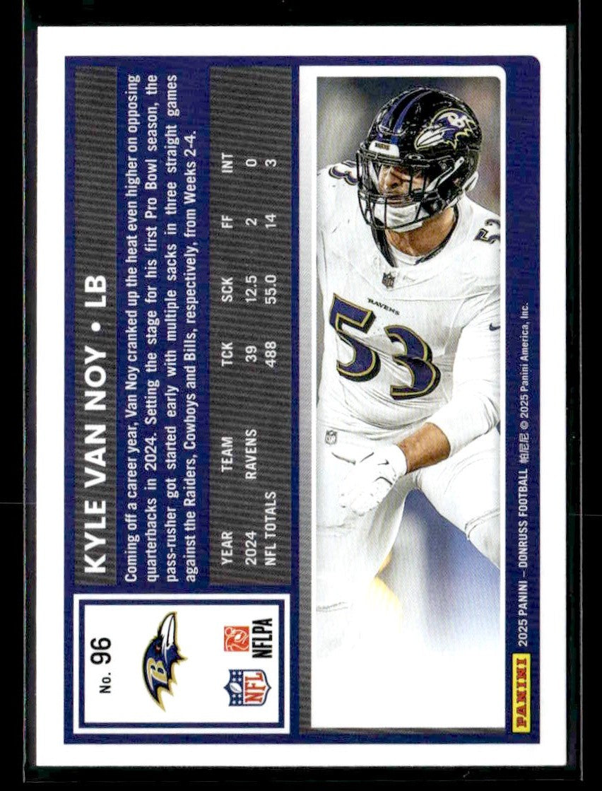 2025 Donruss #96 Kyle Van Noy