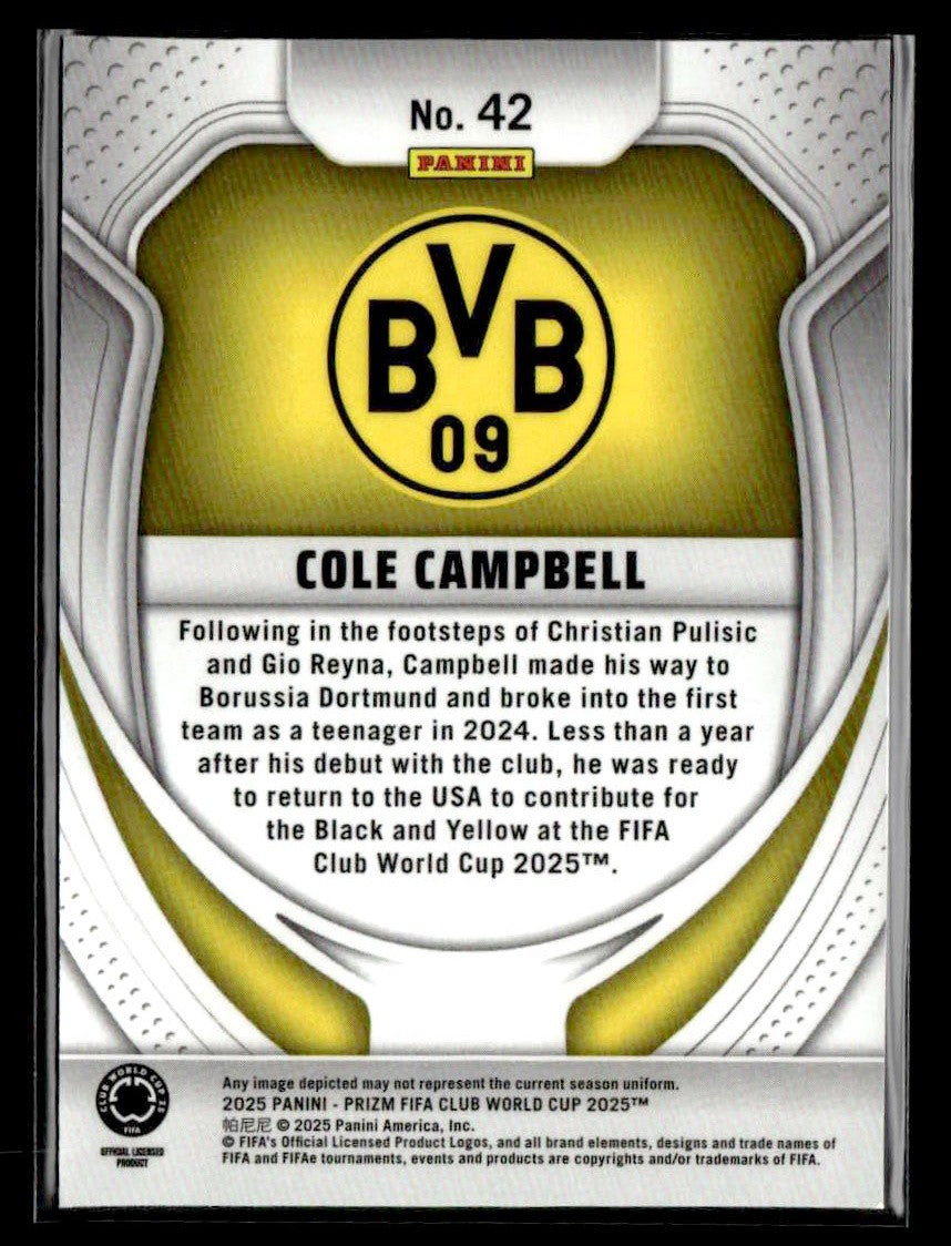 2025 Panini Prizm FIFA Club World Cup #42 Cole Campbell