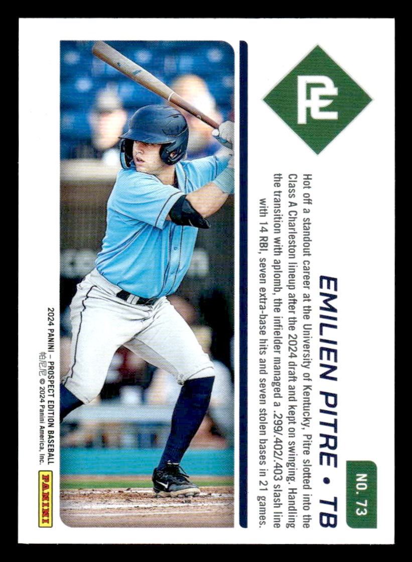 2024 Panini Prospect Edition #73 Emilien Pitre