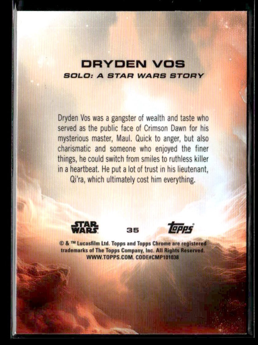 π Dryden Vos β 2025 Topps Chrome Star Wars #35 π