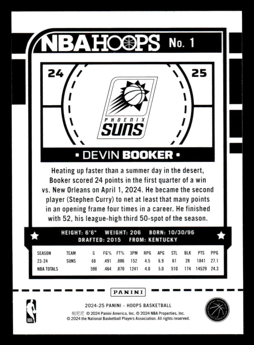 2024-25 Hoops #1 Devin Booker