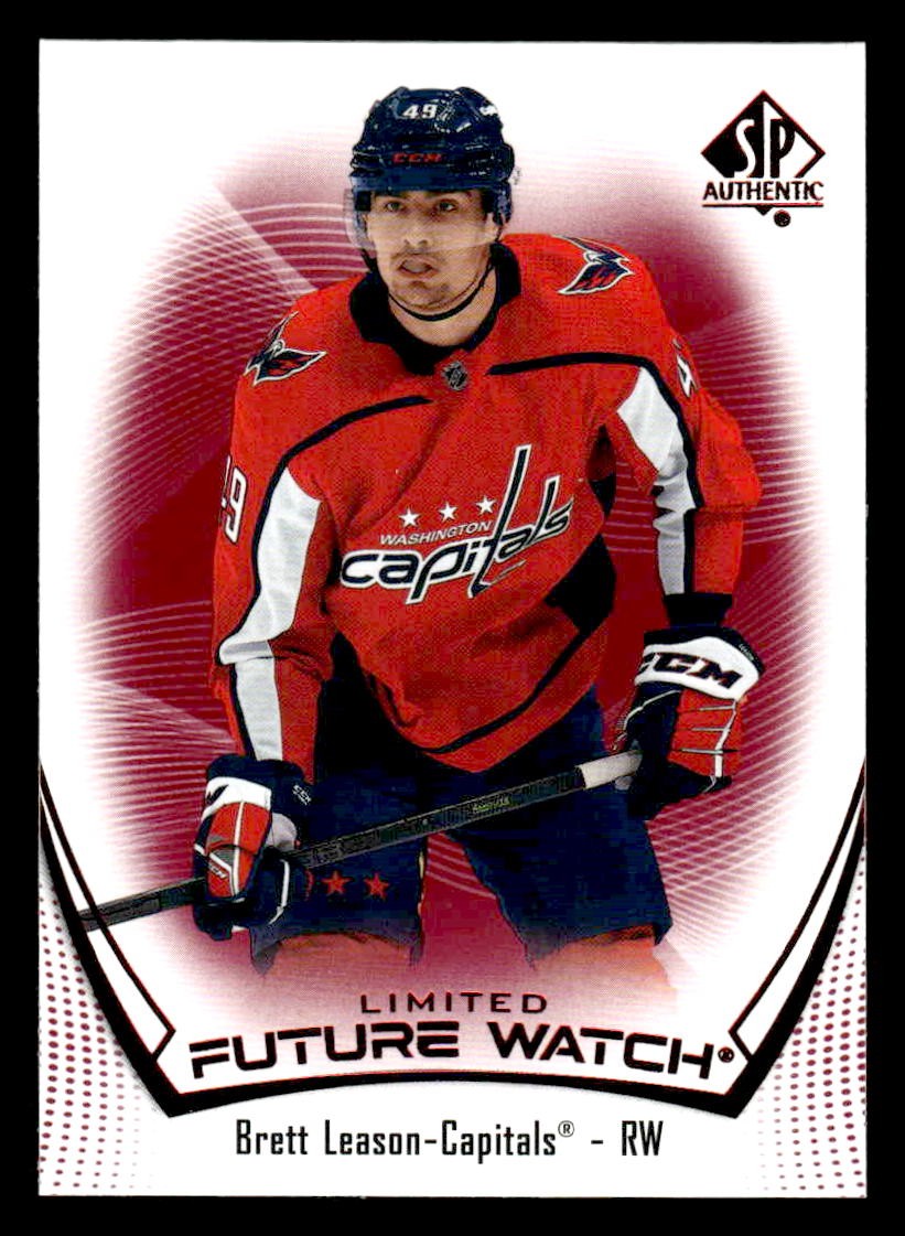 2021-22 SP Authentic #168 Brett Leason Limited Red
