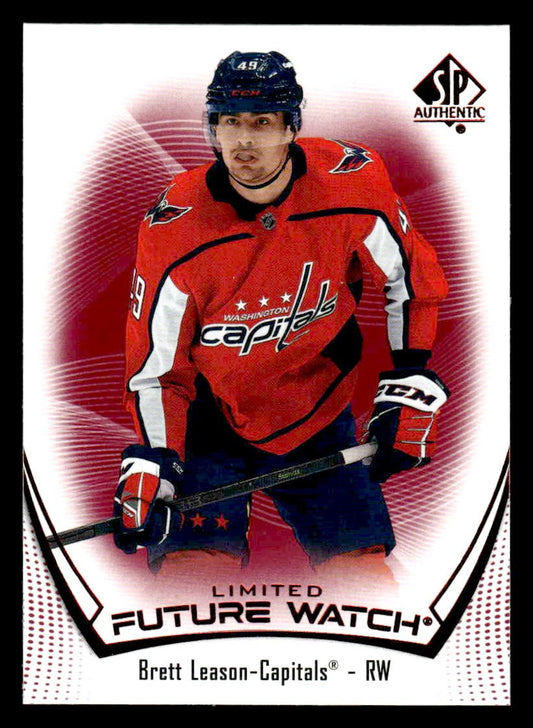 2021-22 SP Authentic #168 Brett Leason Limited Red