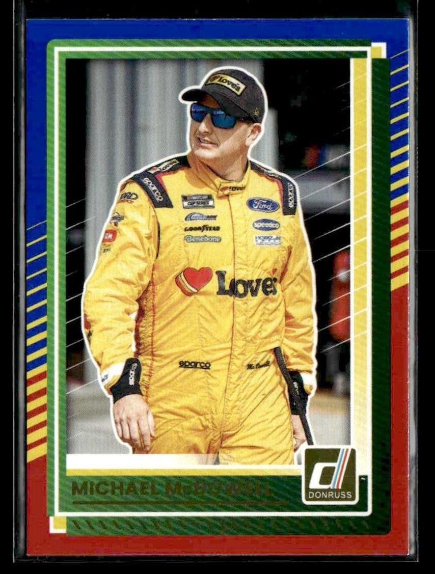 2025 Donruss #79 Michael McDowell Red and Blue