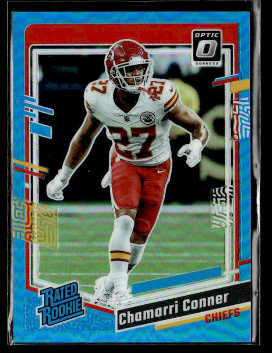 2023 Donruss Optic #255 Chamarri Conner Aqua #/299