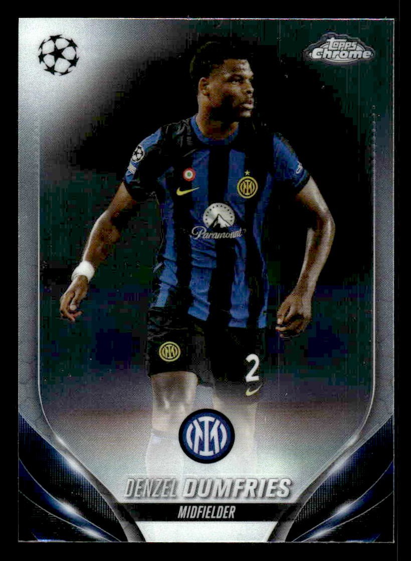 2023-24 Topps Chrome UEFA Club Competitions #9 Denzel Dumfries
