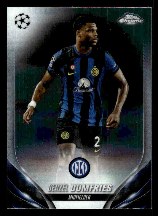 2023-24 Topps Chrome UEFA Club Competitions #9 Denzel Dumfries