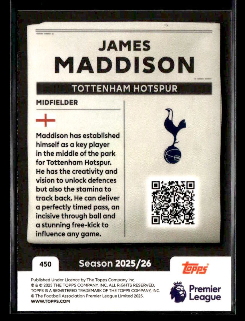 2025-26 Topps Premier League #450 James Maddison