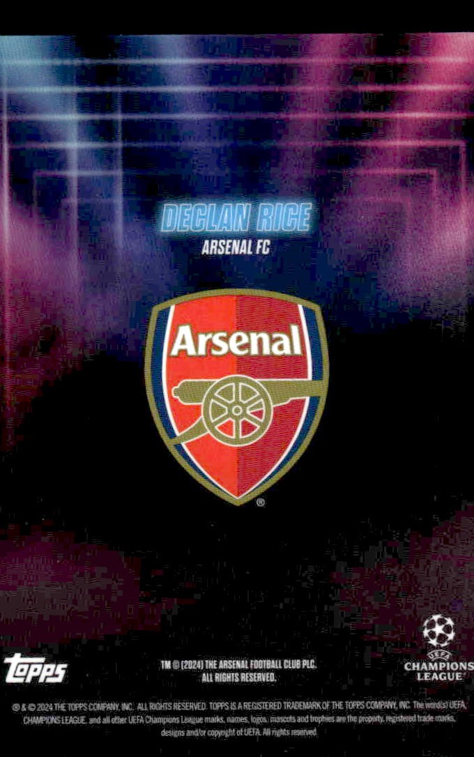 2023-24 Topps Showtime UEFA Club Competitions #NNO Declan Rice
