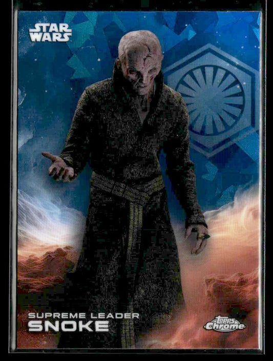 2025 Topps Chrome Sapphire Edition Star Wars #174 Supreme Leader Snoke