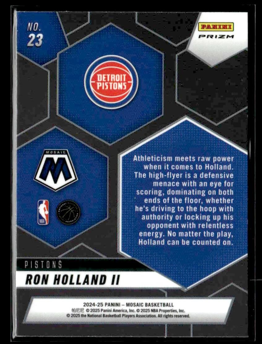 2024-25 Panini Mosaic #23 Ron Holland II Montage Mosaic