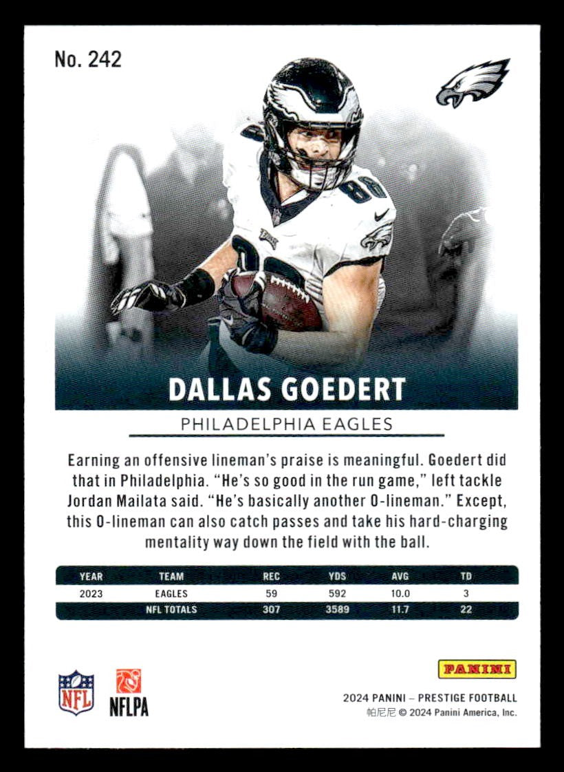 2024 Panini Prestige #242 Dallas Goedert