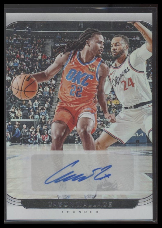 2024-25 Panini PhotoGenic #VA-CAS Cason Wallace Veterans Autographs - #/99