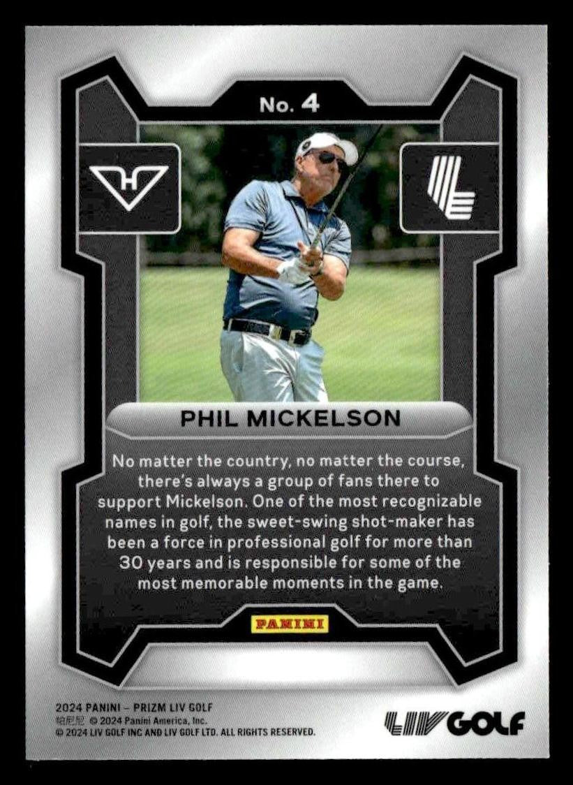 2024 Panini Prizm LIV #4 Phil Mickelson