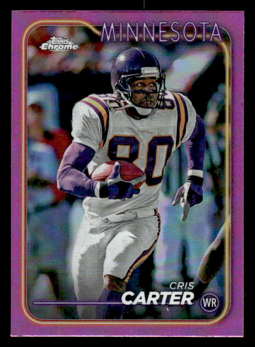 2024 Topps Chrome #119 Cris Carter Pink Refractor