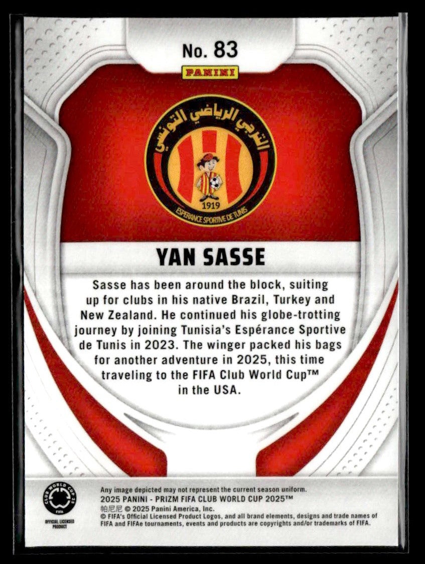 2025 Panini Prizm FIFA Club World Cup #83 Yan Sasse