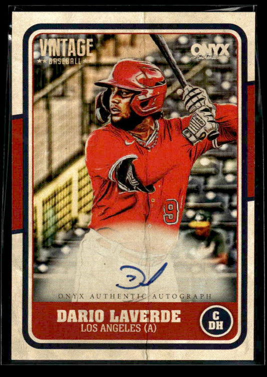 2025 Onyx Vintage #VADALA Dario Laverde Autographs
