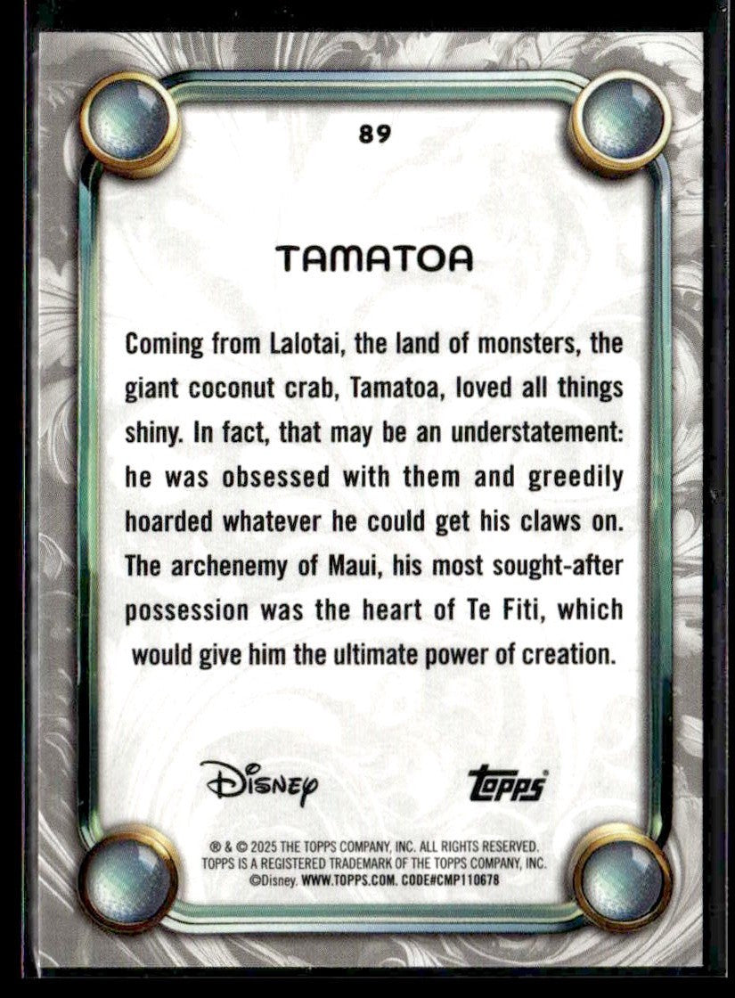 2025 Topps Disney Wonder #89 Tamatoa