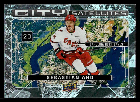 2024-25 Upper Deck #CS-17 Sebastian Aho City Satellites