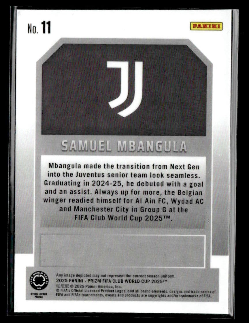 2025 Panini Prizm FIFA Club World Cup #11 Samuel Mbangula New Era