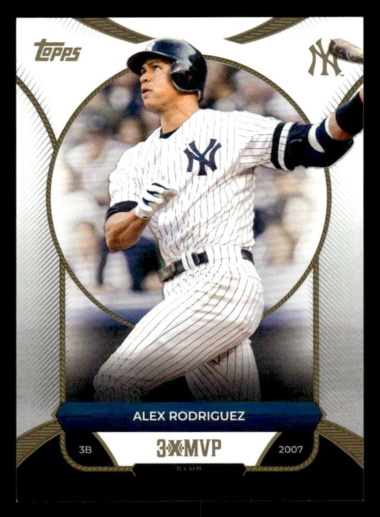 2025 Topps Welcome to the Club: 3 Times MVP #12 Alex Rodriguez