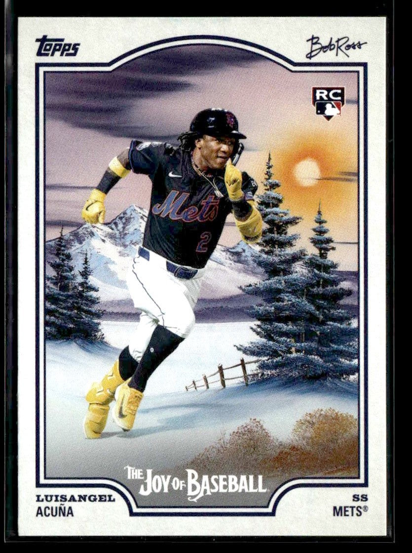 2025 Topps x Bob Ross: The Joy of Baseball #74 Luisangel Acuña