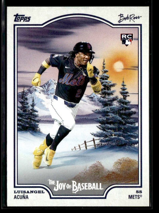 2025 Topps x Bob Ross: The Joy of Baseball #74 Luisangel Acuña