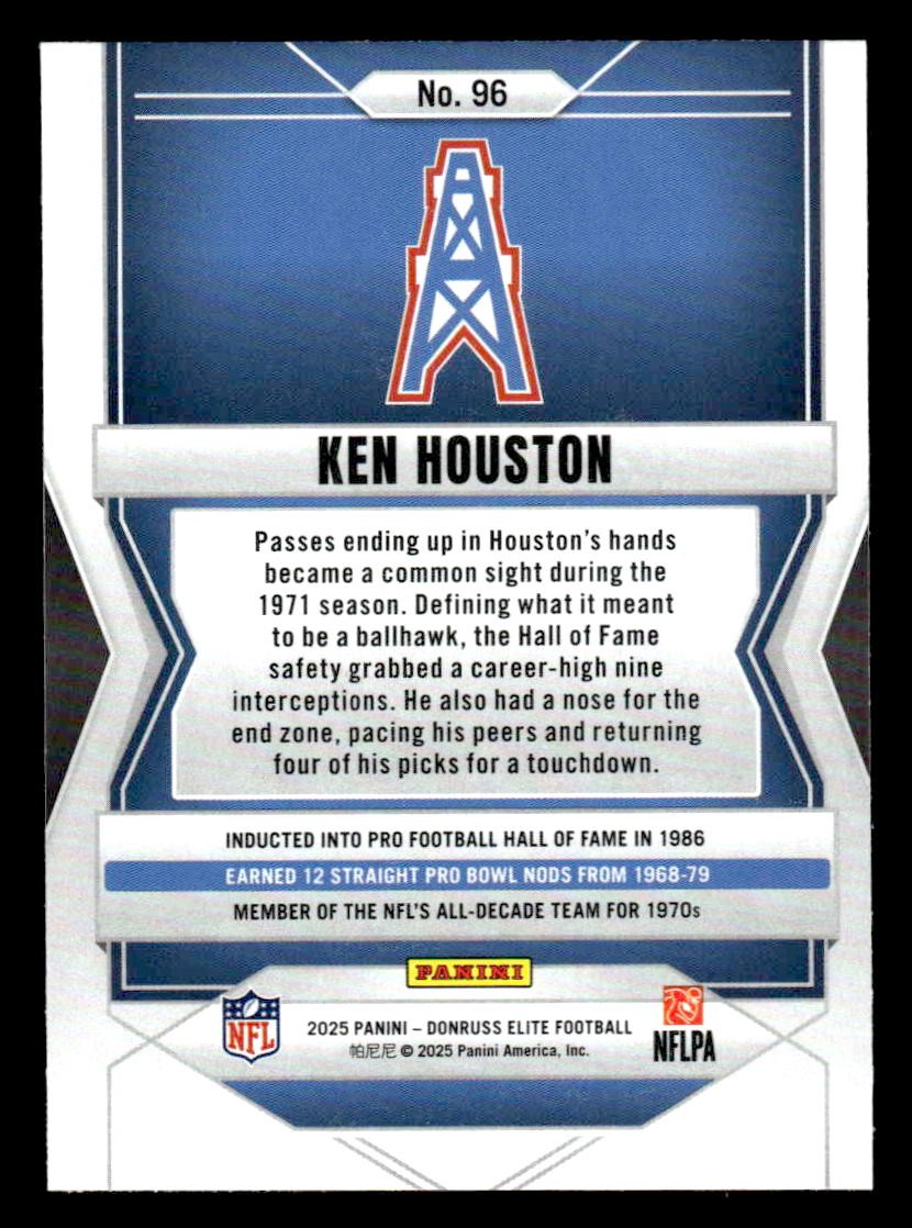 2025 Donruss Elite #96 Ken Houston