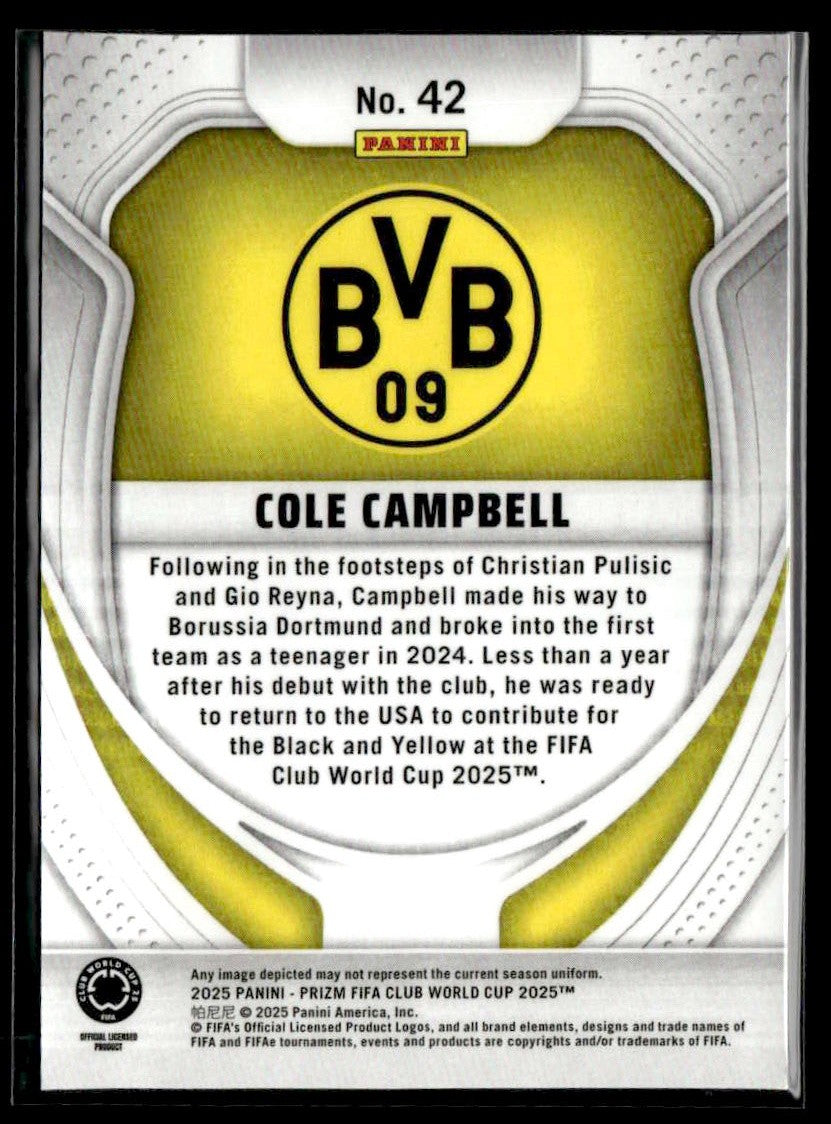 2025 Panini Prizm FIFA Club World Cup #42 Cole Campbell