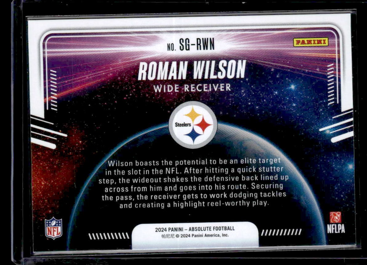 2024 Panini Absolute #SG-RWN Roman Wilson Star Gazing