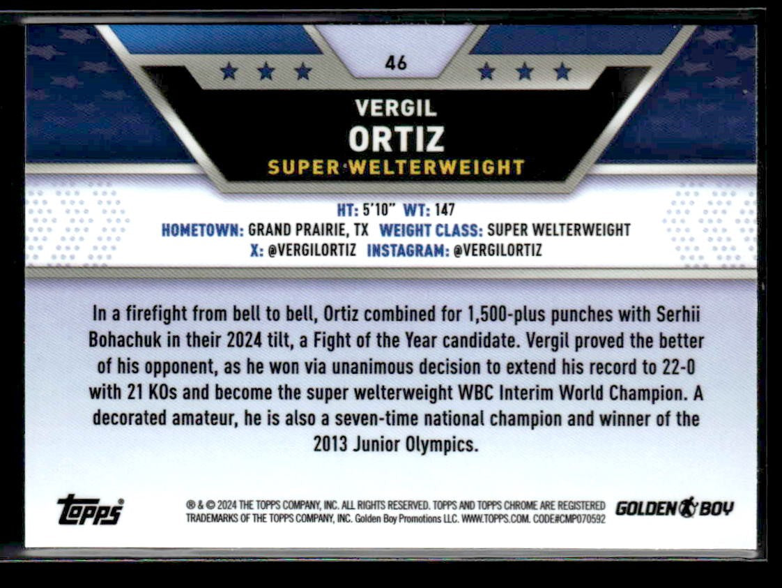 2024 Topps Chrome #46 Vergil Ortiz