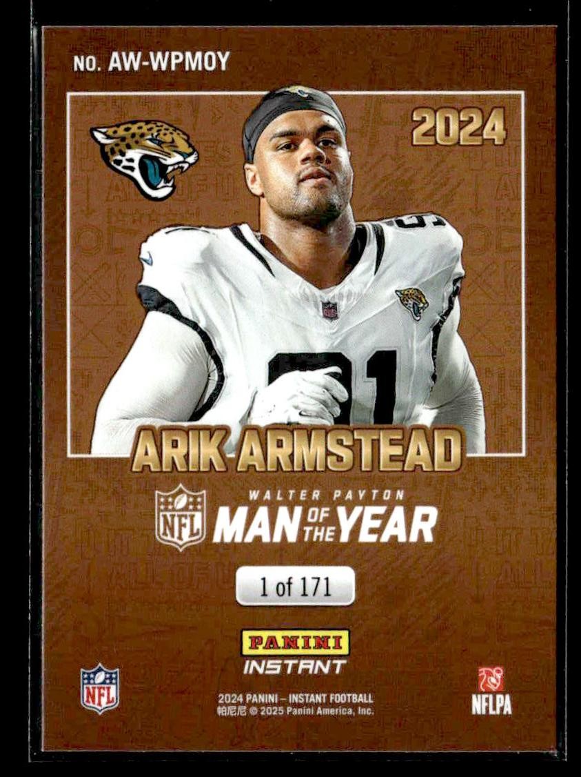 2024 Panini Instant NFL Weekly Pass #AW-WPMOY Arik Armstead
