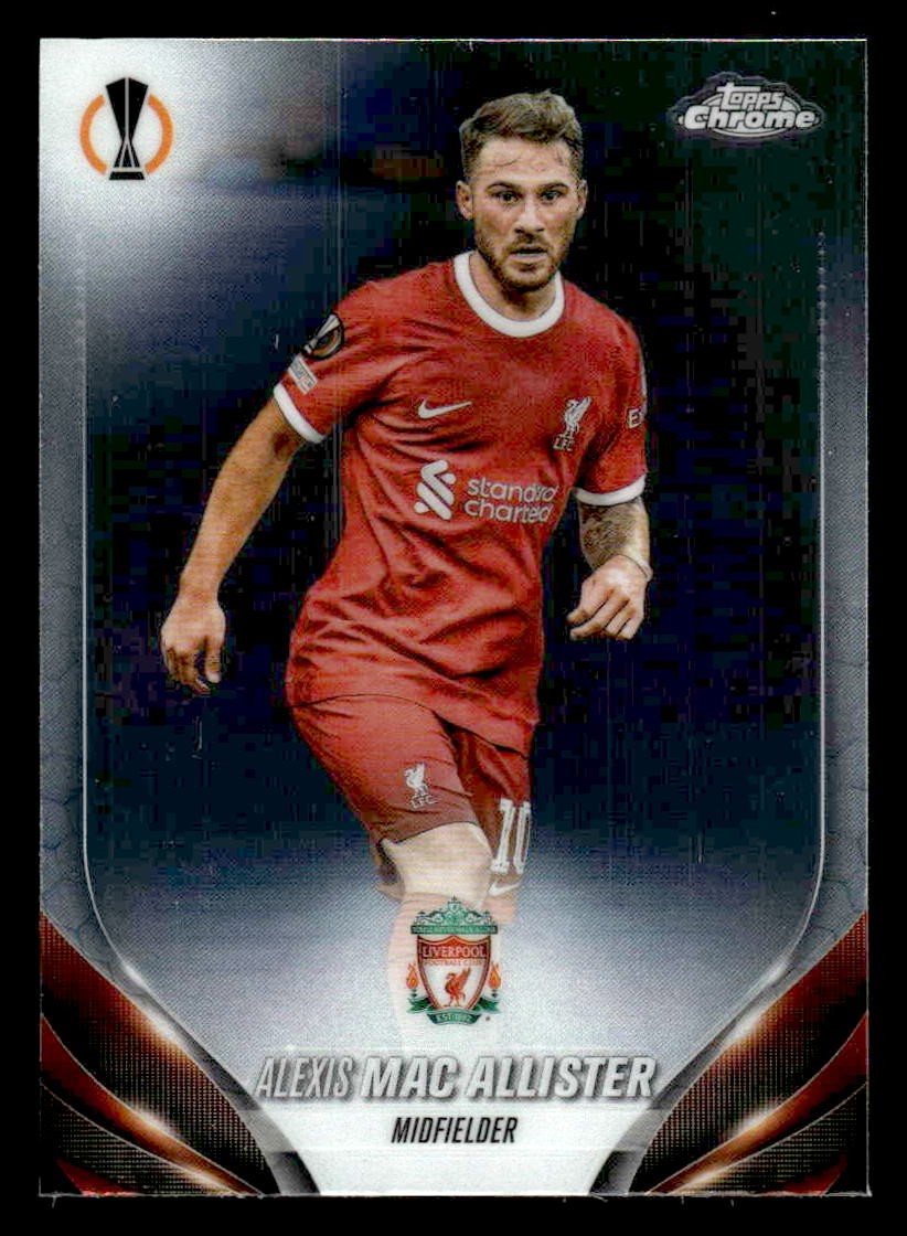 2023-24 Topps Chrome UEFA Club Competitions #48 Alexis Mac Allister