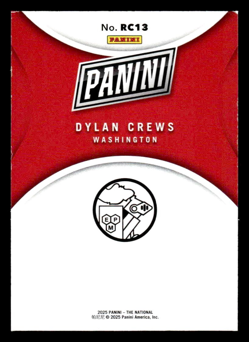 2025 Panini The National #RC13 Dylan Crews