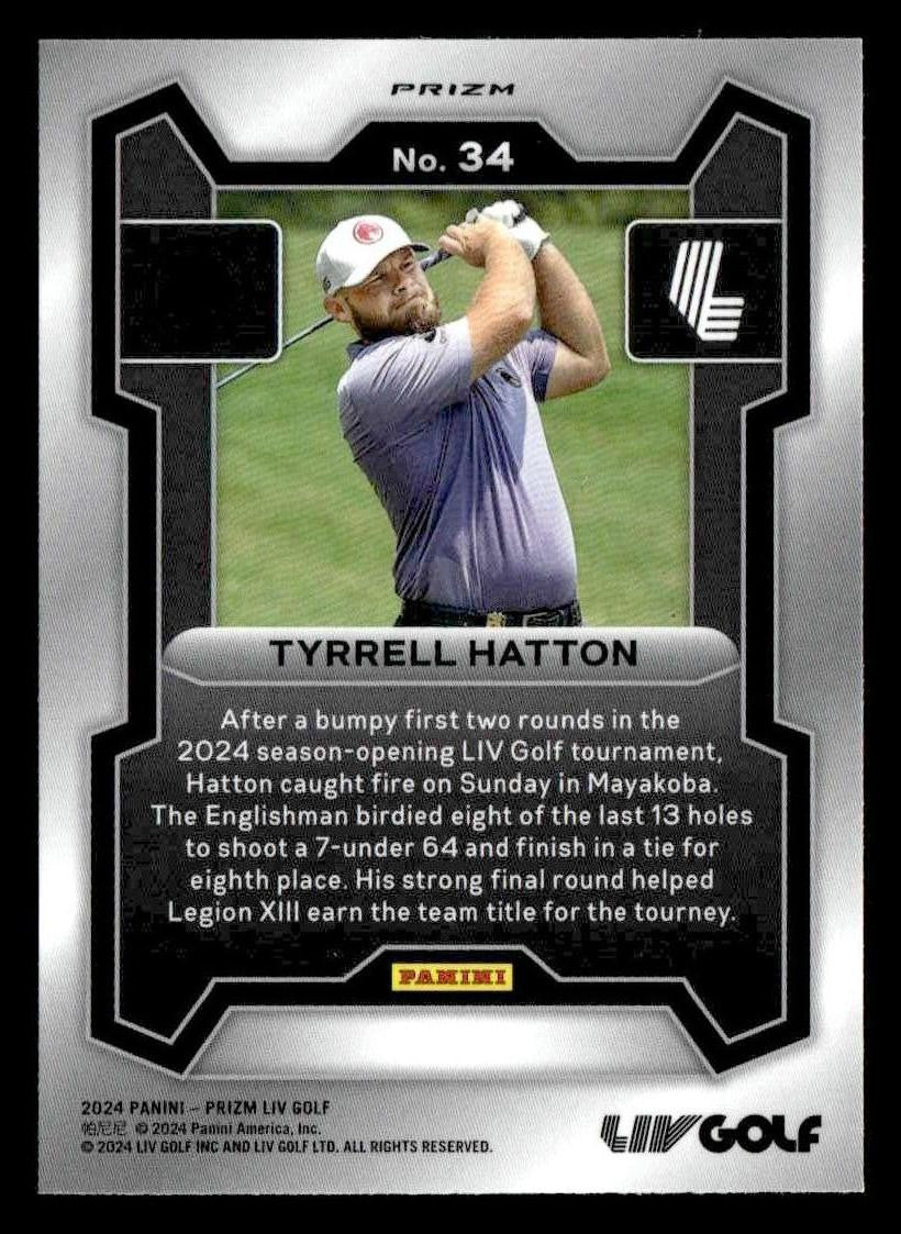 2024 Panini Prizm LIV #34a Tyrrell Hatton Silver