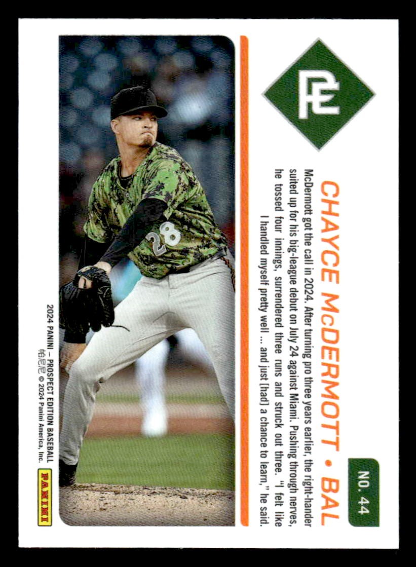 2024 Panini Prospect Edition #44 Chayce McDermott Holo