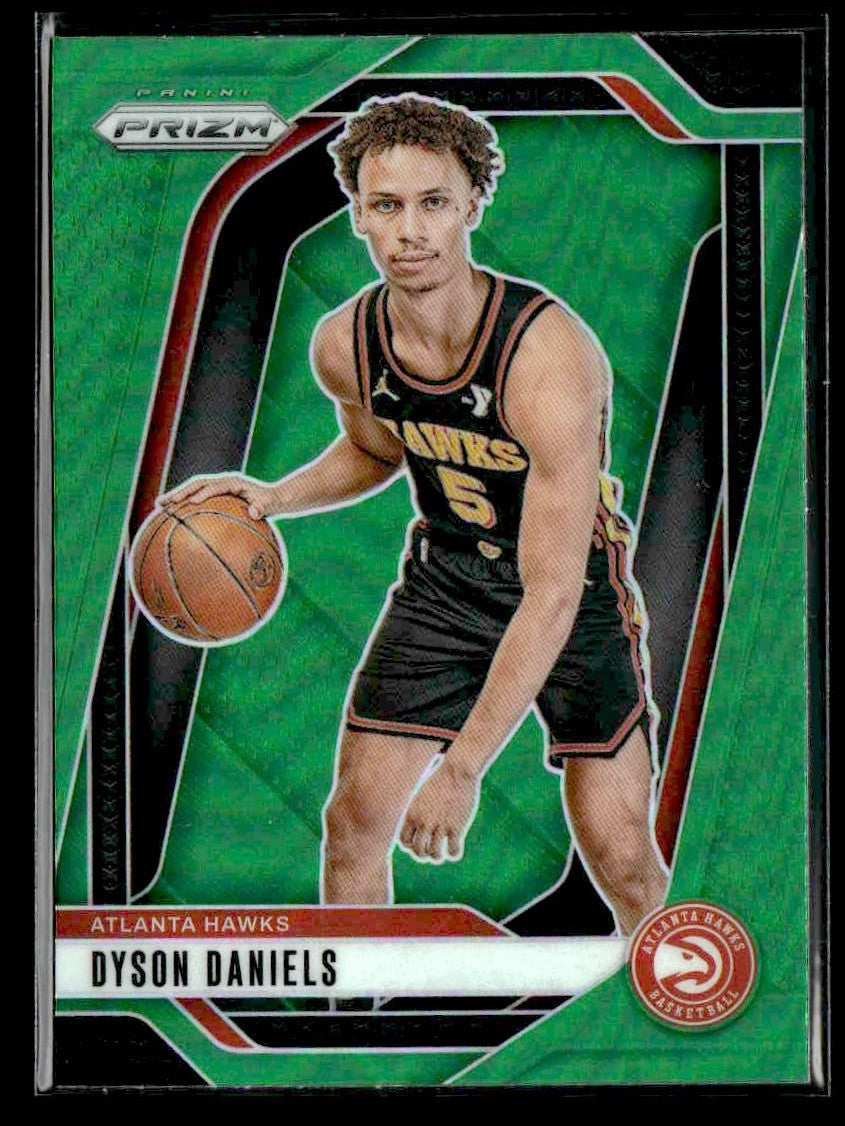 2024-25 Panini Prizm #122 Dyson Daniels Prizms Green