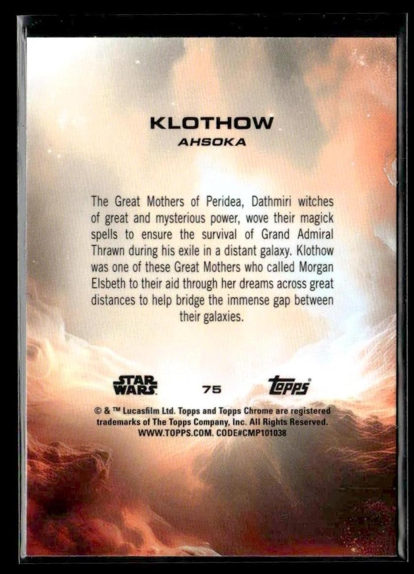 π Klothow β 2025 Topps Chrome Star Wars #75 π