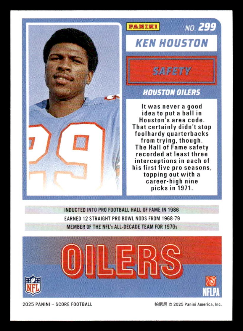 2025 Score-A-Treat #299 Ken Houston