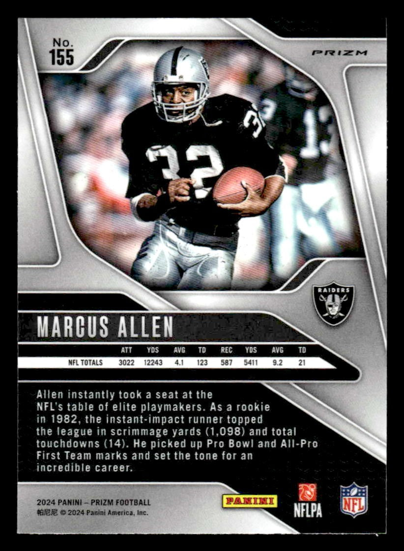 2024 Panini Prizm #155 Marcus Allen Lazer