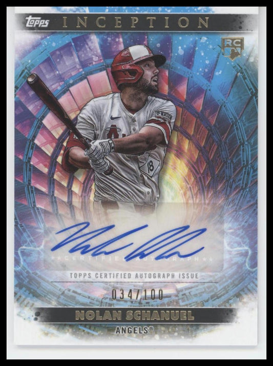2024 Topps Inception #CPA-NS Nolan Schanuel Charged Particles Autographs #/100