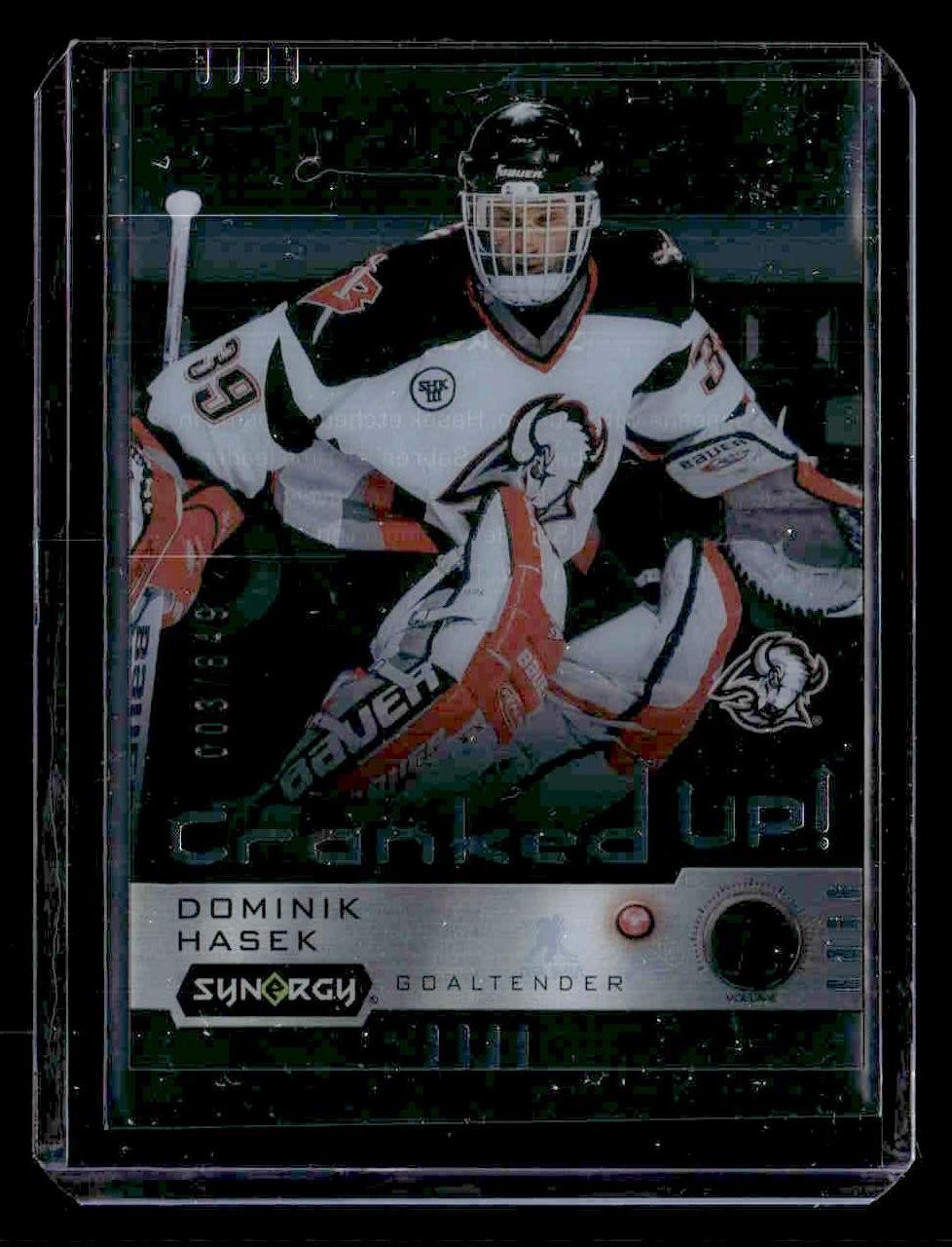 2023-24 Upper Deck Synergy #CR-DH Dominik Hasek Cranked Up #/849