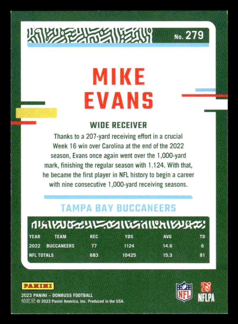 2023 Donruss #279 Mike Evans