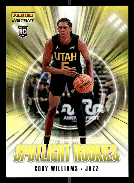2024-25 Panini Instant NBA Spotlight Rookies #SR.10 Cody Williams