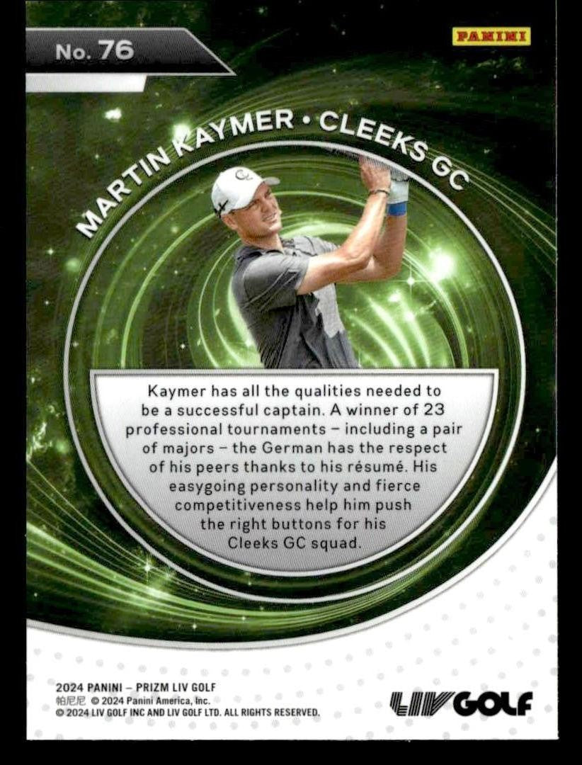 2024 Panini Prizm LIV #76 Martin Kaymer