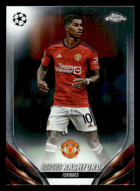 2023-24 Topps Chrome UEFA Club Competitions #16 Marcus Rashford